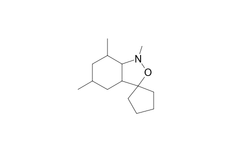 1,5,7-Trimethylhexahydro-1H-spiro[benzo[c]isoxazole-3,1'-cyclopentane]