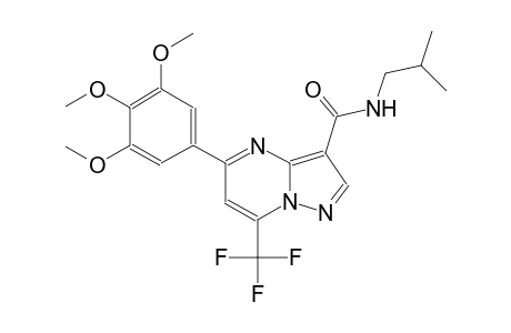 N-isobutyl-7-(trifluoromethyl)-5-(3,4,5-trimethoxyphenyl)pyrazolo[1,5-a]pyrimidine-3-carboxamide
