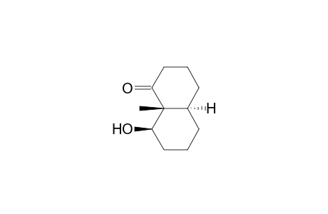 1(2H)-Naphthalenone, octahydro-8-hydroxy-8a-methyl-, (4a.alpha.,8.alpha.,8a.beta.)-