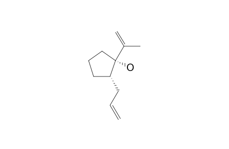(1S,2S)-1-prop-1-en-2-yl-2-prop-2-enylcyclopentan-1-ol
