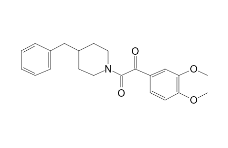 1-(4-Benzylpiperidin-1-yl)-2-(3,4-dimethoxyphenyl)ethane-1,2-dione