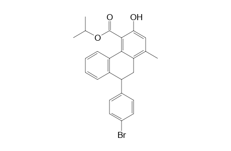 Isopropyl 3-Hydroxy-1-methyl-9-(4-bromophenyl)-9,10-dihydro-phenanthrene-4-carboxylate