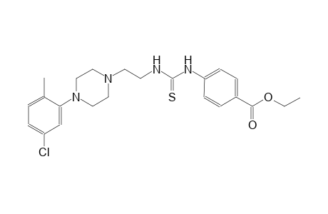 benzoic acid, 4-[[[[2-[4-(5-chloro-2-methylphenyl)-1-piperazinyl]ethyl]amino]carbonothioyl]amino]-, ethyl ester