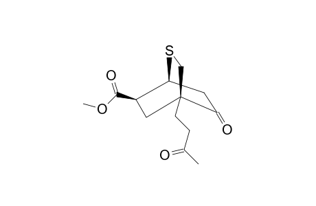 METHYL-(1R*,4R*,6R*)-8-OXO-4-(3-OXOBUTYL)-2-THIABICYCLO-[2.2.2]-OCTANE-6-CARBOXYLATE