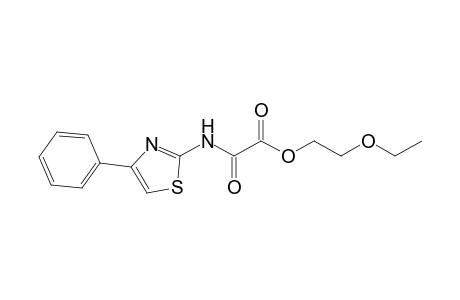 Acetic acid, oxo[(4-phenyl-2-thiazolyl)amino]-, 2-ethoxyethyl ester