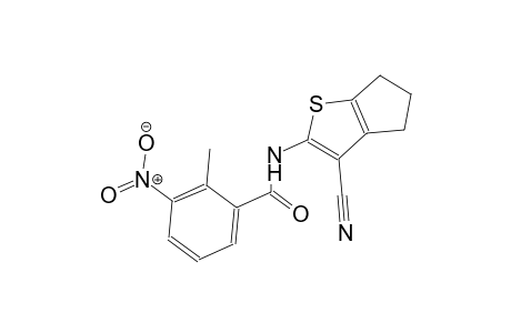 N-(3-cyano-5,6-dihydro-4H-cyclopenta[b]thien-2-yl)-2-methyl-3-nitrobenzamide