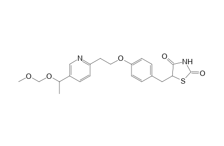 5-[4-[2-[5-[1-(methoxymethoxy)ethyl]-2-pyridyl]ethoxy]benzyl]thiazolidine-2,4-quinone