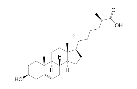 (25R)-3.beta.-Hydroxycholest-5-en-26-oic Acid