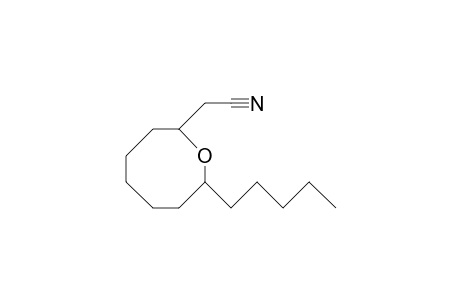 2-(2-Cyano-ethyl)-8-pentyl-oxocane
