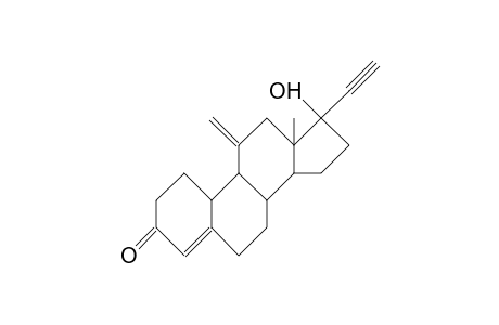 17b-Hydroxy-11-methylene-19-nor-17a-pregn-4-en-20-yn-3-one