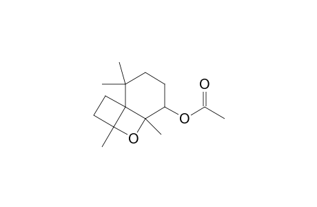 5-Oxatricyclo[4.4.0.01,4]decan-7-ol, 4,6,10,10-tetramethyl-, acetate