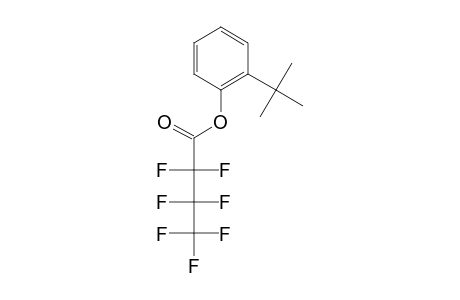 2-Tert-butylphenol, o-heptafluorobutyryl-