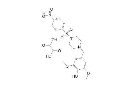 2,6-dimethoxy-4-((4-((4-nitrophenyl)sulfonyl)piperazin-1-yl)methyl)phenol oxalate