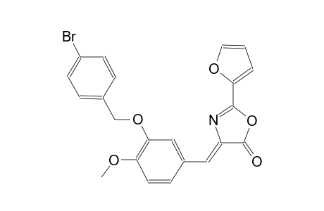 (4Z)-4-{3-[(4-bromobenzyl)oxy]-4-methoxybenzylidene}-2-(2-furyl)-1,3-oxazol-5(4H)-one