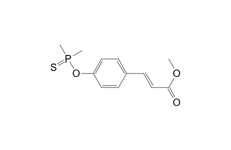 2-Propenoic acid, 3-[4-[(dimethylphosphinothioyl)oxy]phenyl]-, methyl ester