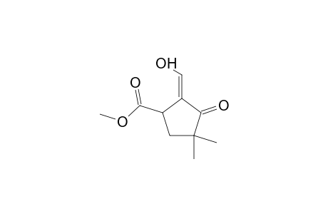 2-Hydroxymethylene-4,4-dimethyl-3-oxocyclopentanecarboxylic acid, methyl ester
