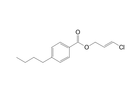 4-Butylbenzoic acid, 3-chloroprop-2-enyl ester