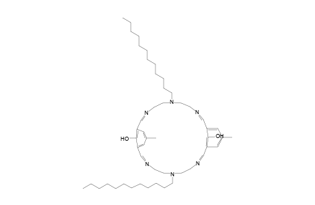 3,6,9,17,20,23-Hexaazatricyclo[23.3.1.111,15]triaconta-1(29),2,9,11,13,15(30),16,23,25,27-decaene-29,30-diol, 6,20-didodecyl-13,27-dimethyl-