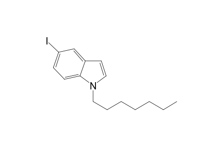 1-Heptyl-5-iodoindole