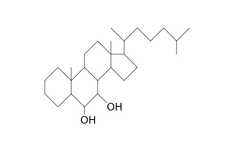 5a-Cholestane-6a,7a-diol