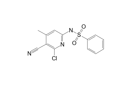 N-[2-CHLORO-3-CYANO-4-METHYL-PYRIDIN-6-YL]-BENZENE-SULFONAMIDE