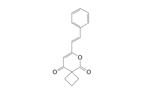 7-(2-PHENYLETHENYL)-6-OXASPIRO-[3.5]-NON-7-EN-5,9-DIONE