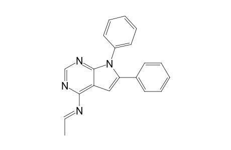 N-ethylidene-6,7-diphenyl-7H-pyrrolo[2,3-d]pyrimidin-4-amine