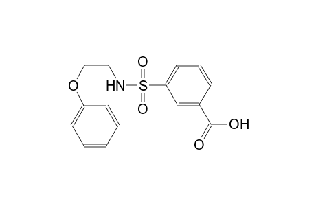 3-{[(2-phenoxyethyl)amino]sulfonyl}benzoic acid