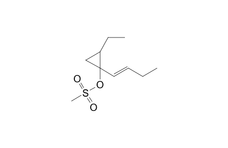 (E)-1-(But-1-enyl)-2-ethyl-1-mesyloxycyclopropane