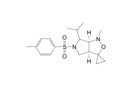 (3'aS,6'aS)-6'-Isopropyl-1'-methyl-5'-tosyl-spiro[cyclopropane-1,3'-hexahydro-4H-pyrrolo[3,4-c]isoxazole]