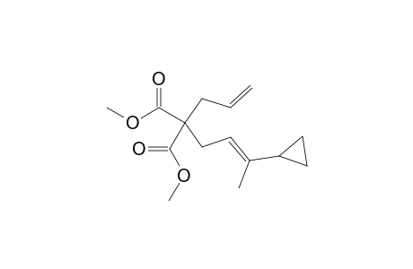 1-[1-Methyl-4,4-(dimethoxycarbonyl)hepta-1,6-dienyl]cyclopropane