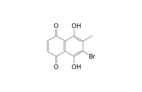2-Bromo-5,8-dihydroxy-3-methyl-1,4-naphthalenedione