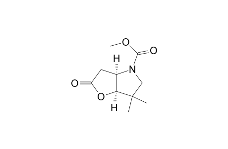 4H-Furo[3,2-b]pyrrole-4-carboxylic acid, hexahydro-6,6-dimethyl-2-oxo-, methyl ester, cis-