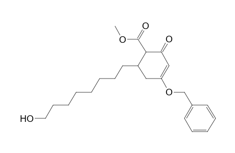 3-Cyclohexene-1-carboxylic acid, 6-(8-hydroxyhexyl)-2-oxo-4-(phenylmethoxy)-, methyl ester