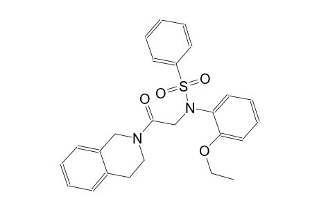 N-[2-(3,4-dihydro-2(1H)-isoquinolinyl)-2-oxoethyl]-N-(2-ethoxyphenyl)benzenesulfonamide