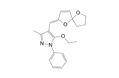 4-(1,6-dioxaspiro[4.4]non-3-en-2-ylidenemethyl)-5-ethoxy-3-methyl-1-phenyl-1H-pyrazole