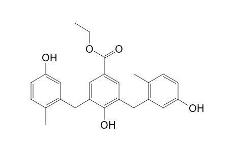 4-(Ethoxycarbonyl)-2,6-bis(2-Hydroxy-5-methyl-.alpha.-tolyl)phenol