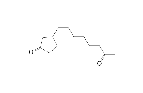 Cyclopentanone, 3-(7-oxo-1-octenyl)-, [R-(E)]-
