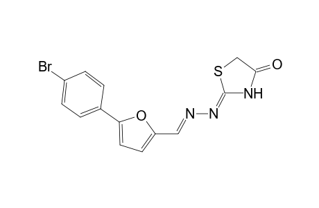 5-(4-Bromophenyl)-2-furaldehyde [(2Z)-4-oxo-1,3-thiazolidin-2-ylidene]hydrazone