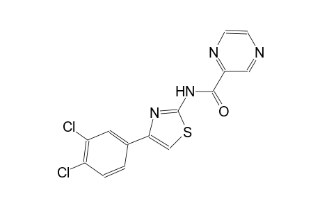 N-[4-(3,4-dichlorophenyl)-1,3-thiazol-2-yl]-2-pyrazinecarboxamide