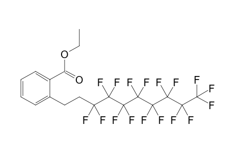 2-(3,3,4,4,5,5,6,6,7,7,8,8,9,9,10,10,10-heptadecafluorodecyl)benzoic acid ethyl ester