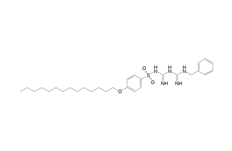 1-benzyl-5-{[p-(tetradecyloxy)phenyl]sulfonyl}biguanide