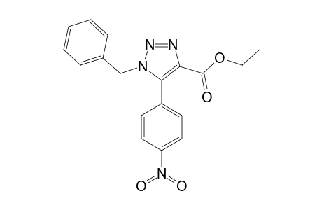 Ethyl 1-benzyl-5-(4-nitrophenyl)-1H-1,2,3-triazole-4-carboxylate