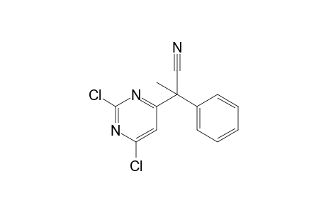 2-(2,6-Dichloropyrimidin-4-yl)-2-phenylpropanenitrile