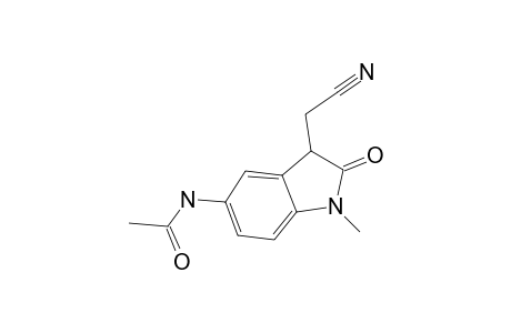 N-[3-(Cyanomethyl)-1-methyl-2-oxo-3H-indol-5-yl]acetamide