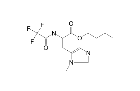 1-Methylhistidine, N-trifluoroacetyl-, N-butyl ester