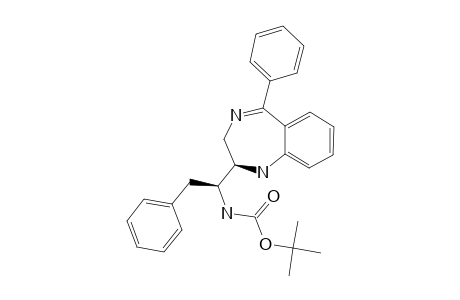 tert-butyl N-[(1S)-2-phenyl-1-[(2R)-5-phenyl-2,3-dihydro-1H-1,4-benzodiazepin-2-yl]ethyl]carbamate