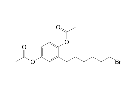 2-(6-Bromo-hexyl)-hydrochinone diacetat