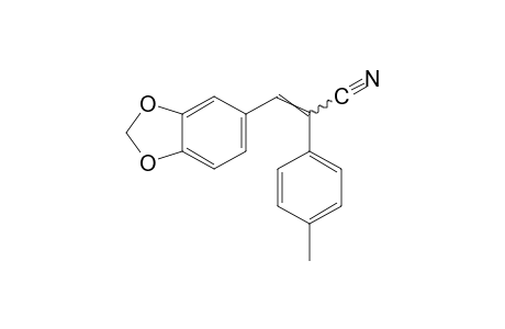 3-[3,4-(methylenedioxy)phenyl]-2-p-tolylacrylonitrile