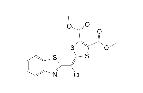 Dimethyl 2-[1,3-benzothiazol-2-yl(chloro)methylene]-1,3-dithiole-4,5-dicarboxylate